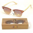 Bamboo Arm Polycarbonate Lens Sunglasses SUB-BA101