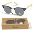 Bamboo Arm Polycarbonate Lens Sunglasses SUB-BA101