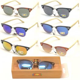 Bamboo Arm Polycarbonate Lens Sunglasses SUB-BA101  Bamboo Arm Polycarbonate Lens Sunglasses SUB-BA101