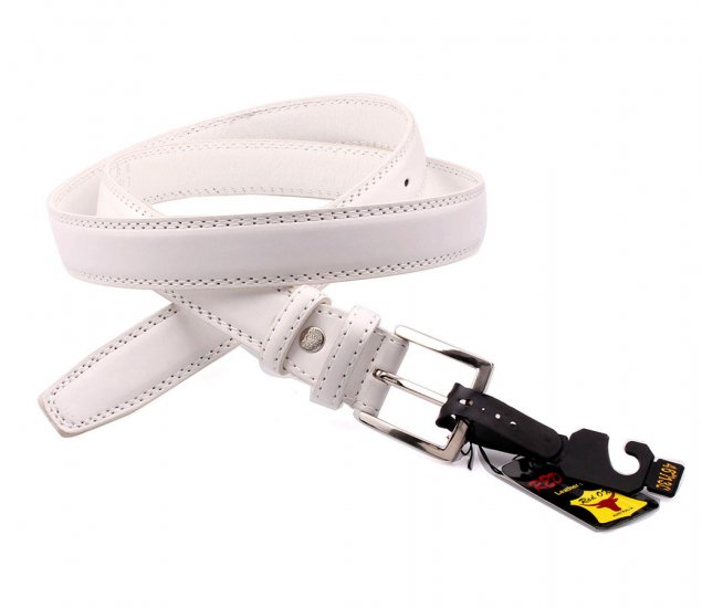 Unisex Belts, Whdth 3.0cm, White BLT1110-2