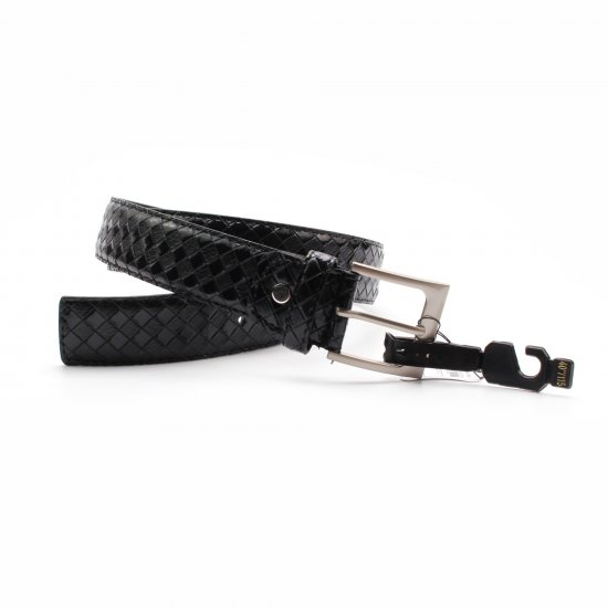 Mens Belts, Width 4.0cm, Black BLT1310-1