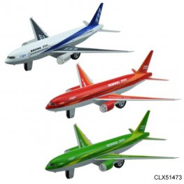 Boeing 777 Airliner with Light & Sound 9" Diecast Model CLX51473  Boeing 777 Airliner with Light & Sound 9" Diecast Model CLX51473