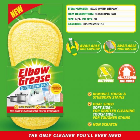 ELBOW GREASE SCRUBBING PAD 1PK