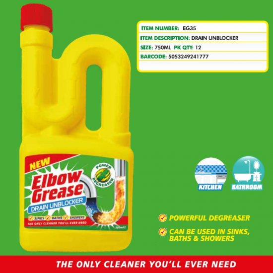 ELBOW GREASE DRAIN AWAY 750ML