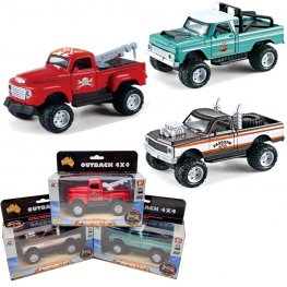 1:36 Diecast Outback 4x4 Ford Pick Ups, 3 Asst. AO638W  1:36 Diecast Outback 4x4 Ford Pick Ups, 3 Asst. AO638W