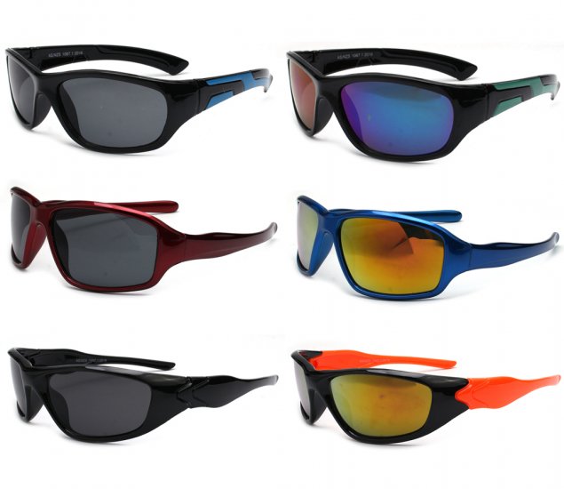 Kids Sports Sunglasses 3 Style Asst. KS8039/0/4