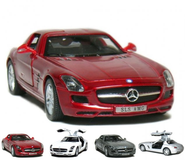 2011 Mercedes-Benz SLS AMG 1:36 (5\", 4 Asstd Colour) KT5349D