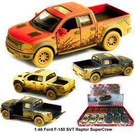 1:46 2013 Ford F-150 SVT Raptor Supercrew (Muddy) KT5365DY 1:46 2013 Ford F-150 SVT Raptor Supercrew (Muddy) KT5365DY