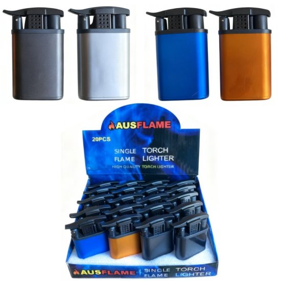 Windproof Electronic Refillable Torch/Jet Lighter (RF-7055S4-Jet)