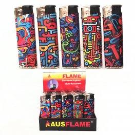 Art Electronic Gas Refillable Lighters TD817-Art Art Electronic Gas Refillable Lighters TD817-Art