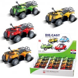 3.5" Diecast Models 1:43 Smart ATV (4 Colours) MLQ2560D-12  3.5" Diecast Models 1:43 Smart ATV (4 Colours) MLQ2560D-12