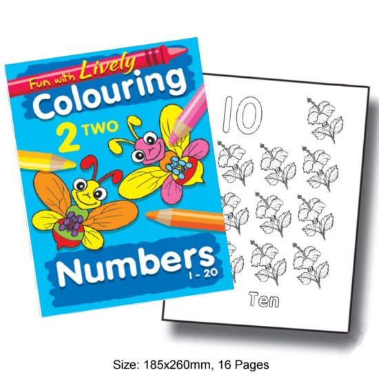 Fun with Lively Colouring Numbers 1-20 (MM68737)