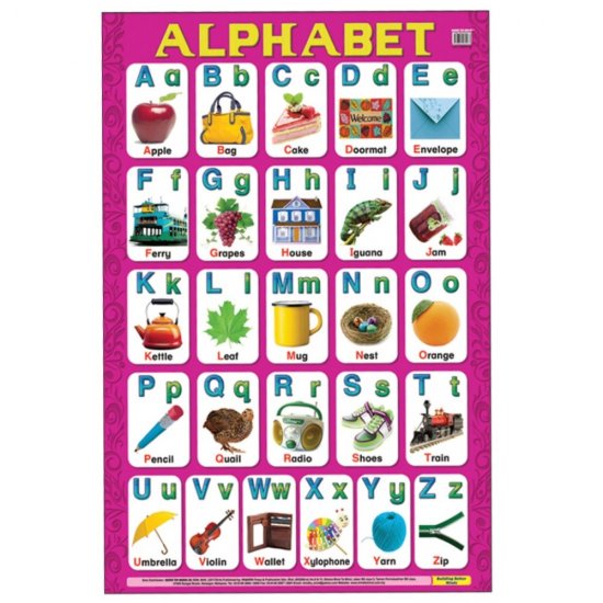 Alphabet - Educational Chart (MM84977)
