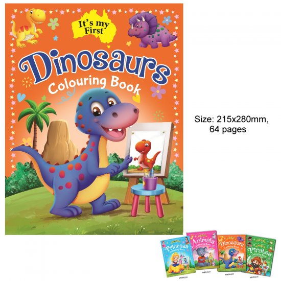 It\'s My First Dinosaurs Clolouring Book (MM94408)