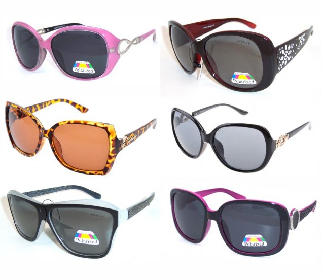 Ladies Fashion Polarized Sunglasses Assorted (Start From 5doz.)