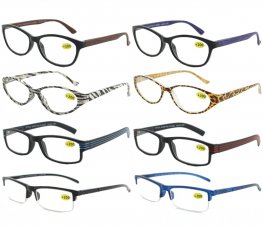 Spring Arm Fashion Plastic Reading Glasses 4 Style Asstd R9180/81/82/83  Spring Arm Fashion Plastic Reading Glasses 4 Style Asstd R9180/81/82/83