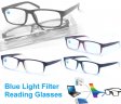 Blue Light Filter Reading Glasses with Case in Display Box (Mixed strength) R9188/89-CD36