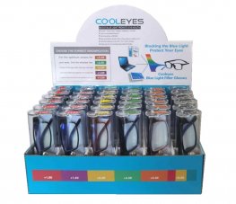 Blue Light Filter Reading Glasses with Case in Display Box (Mixed strength) R9188/89-CD36  Blue Light Filter Reading Glasses with Case in Display Box (Mixed strength) R9188/89-CD36