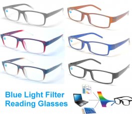 Blue Light Filter Reading Glasses With Case(Refills) R9188/R9189C  Blue Light Filter Reading Glasses With Case(Refills) R9188/R9189C
