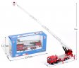 1:50 Ladder Fire Engine Truck Heavy Die cast Model KDW625012W