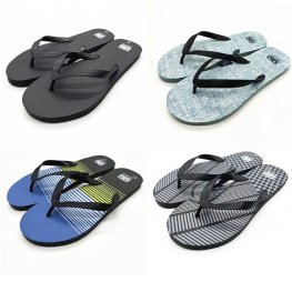 MM01 Mens Beach Thongs 4 Style Mixed  MM01 Mens Beach Thongs 4 Style Mixed
