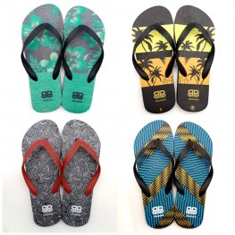 MM04 Mens Beach Thongs 4 Style Mixed  MM04 Mens Beach Thongs 4 Style Mixed