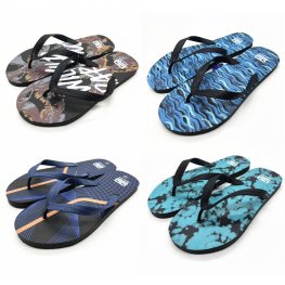 MM10 Mens Beach Thongs 4 Style Mixed  MM10 Mens Beach Thongs 4 Style Mixed
