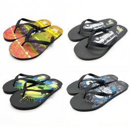 MM12 Mens Beach Thongs 4 Style Mixed  MM12 Mens Beach Thongs 4 Style Mixed