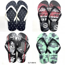 MM16 Mens Beach Thongs 4 Style Mixed  MM16 Mens Beach Thongs 4 Style Mixed