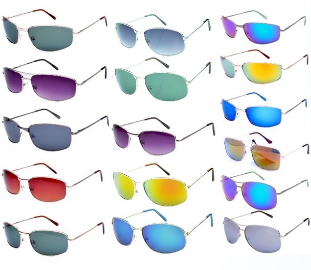 Metal Frame Sports Sunglasses Assorted (Start From 5doz.)