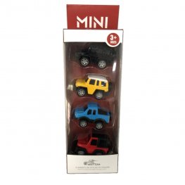 3" Diecast Mini Cross Country Vehicle 4 Style Mixed in Hangsell Window Box WGT2402-4  3" Diecast Mini Cross Country Vehicle 4 Style Mixed in Hangsell Window Box WGT2402-4